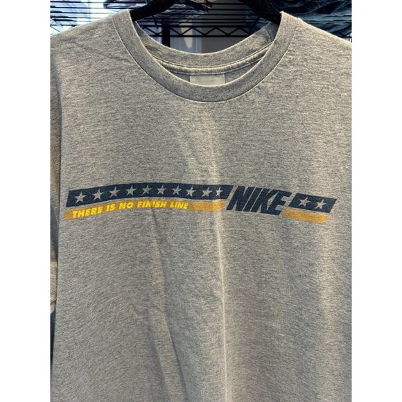 Vintage Nike “there Is No Finish Line” Gray Longsleeve Shirt Size Large - Picture 2 of 4